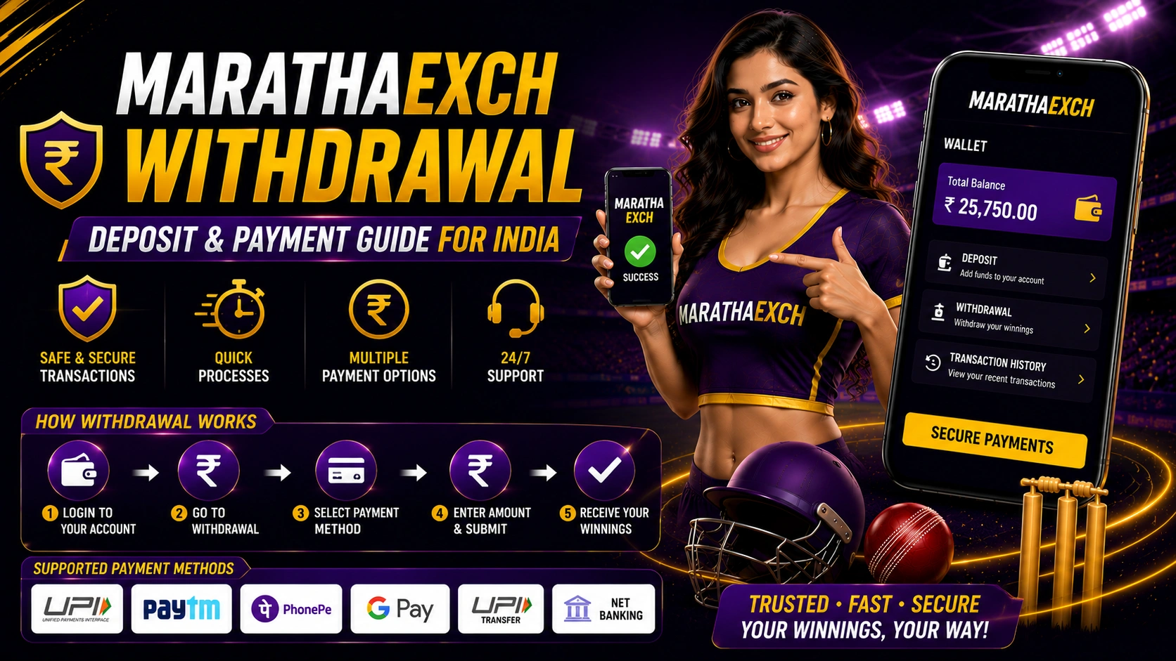 MarathaExch Withdrawal – Deposit & Payment Guide for India